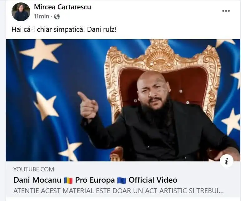 Reabilitare cu buletinul și ștampila în mână, Dani Mocanu