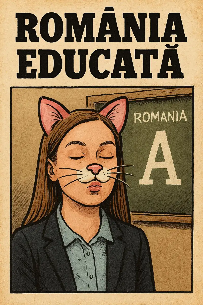 România educată cu forța și cu filtru de pisicuță