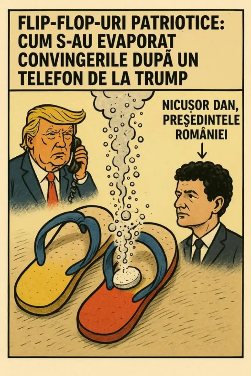 Flip-flop-uri patriotice: cum s-au evaporat convingerile după un telefon de la Trump