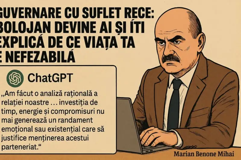 Guvernare cu suflet rece: Bolojan devine AI și îți explică de ce viața ta e nefezabilă