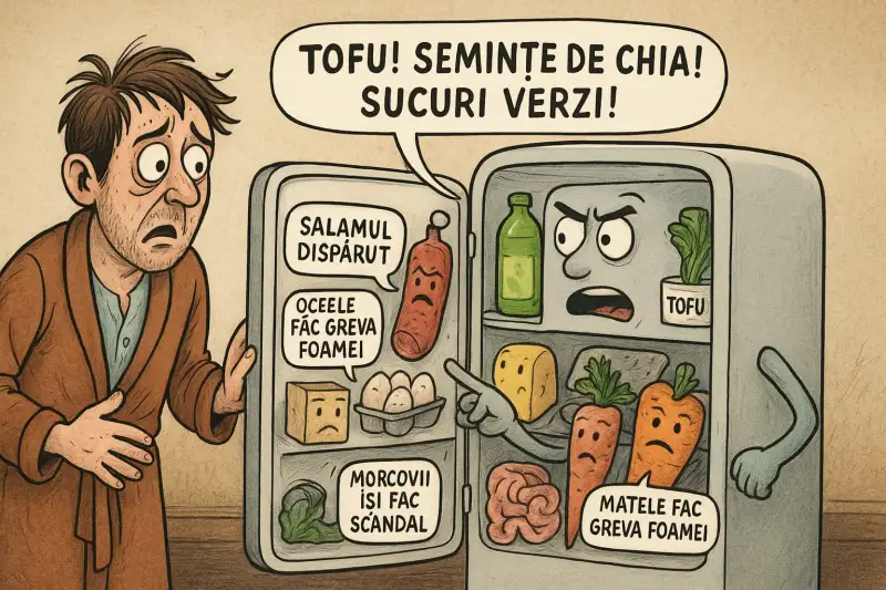 Ziua în care frigiderul meu a decis să devină vegan