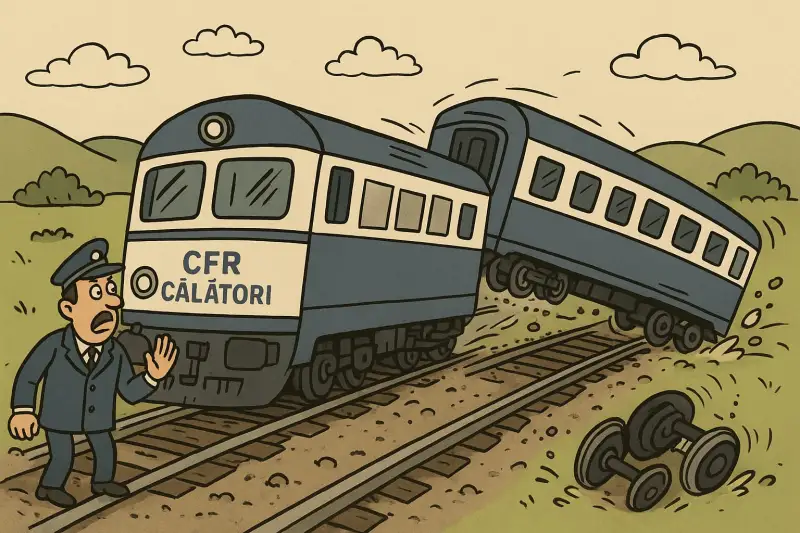 CFR Călători: trenuri lente, glume rapide