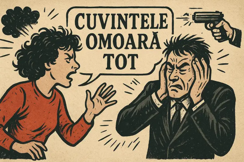 Cuvintele omoară tot: ghid ironic pentru relații toxice